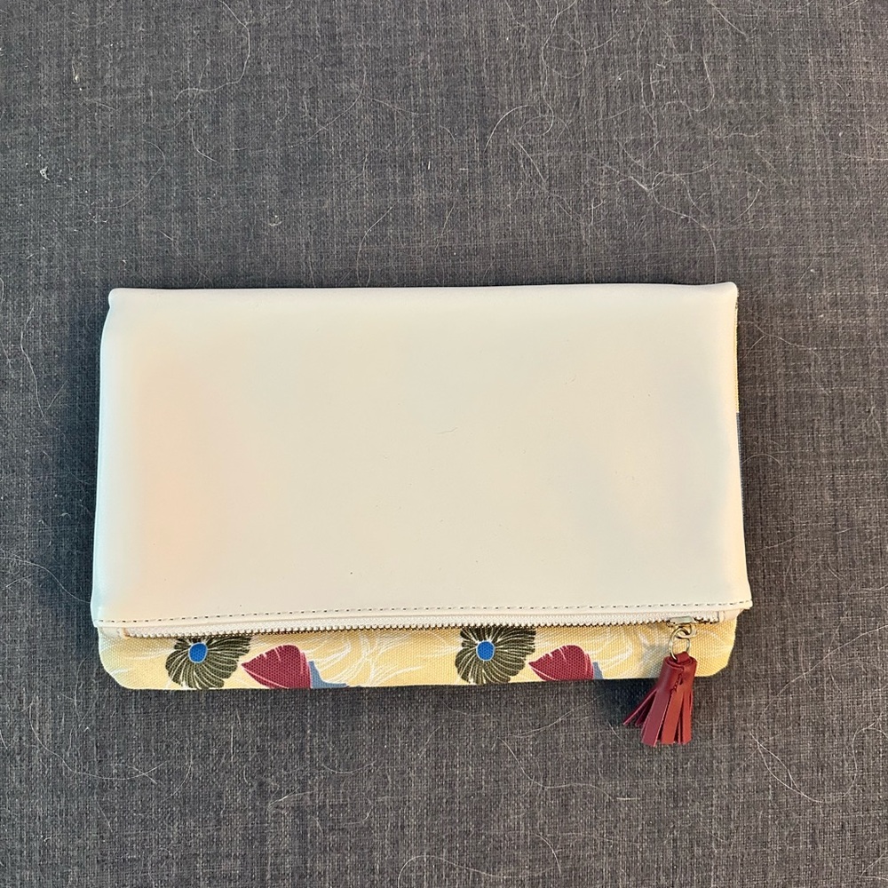 Rachel Pally Cream and Floral Clutch